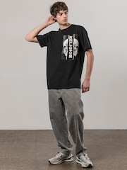 Religion Black Ripped 100% Cotton T-Shirt - Image 3 of 6