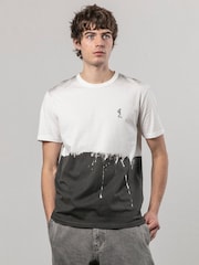 Religion Grey Drips 100% Cotton T-Shirt - Image 2 of 5