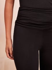 Friends Like These Black Jersey Straight Leg Trousers - Image 3 of 4