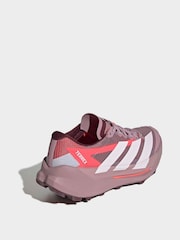 adidas Terrex Purple Agravic TT Trail Running Shoes - Image 4 of 8