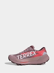 adidas Terrex Purple Agravic TT Trail Running Shoes - Image 7 of 8