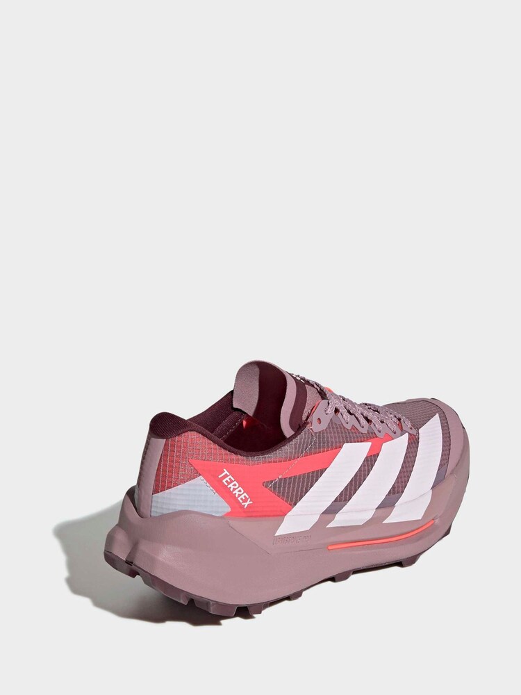 adidas Terrex Purple Agravic TT Trail Running Shoes - Image 8 of 8