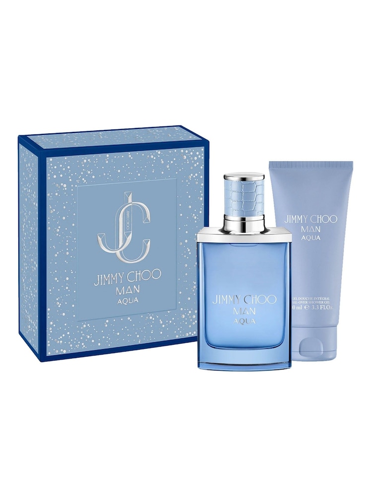 Jimmy Choo Man Aqua Eau de Toilette 50ml & Shower Gel 100ml Gift Set (Worth £70) - Image 1 of 4