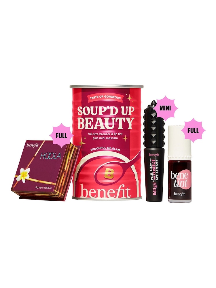Benefit Soup’d Up Beauty - Hoola Bronzer, Benetint & BADgal BANG! Mascara Gift Trio (Worth £69) - Image 5 of 5