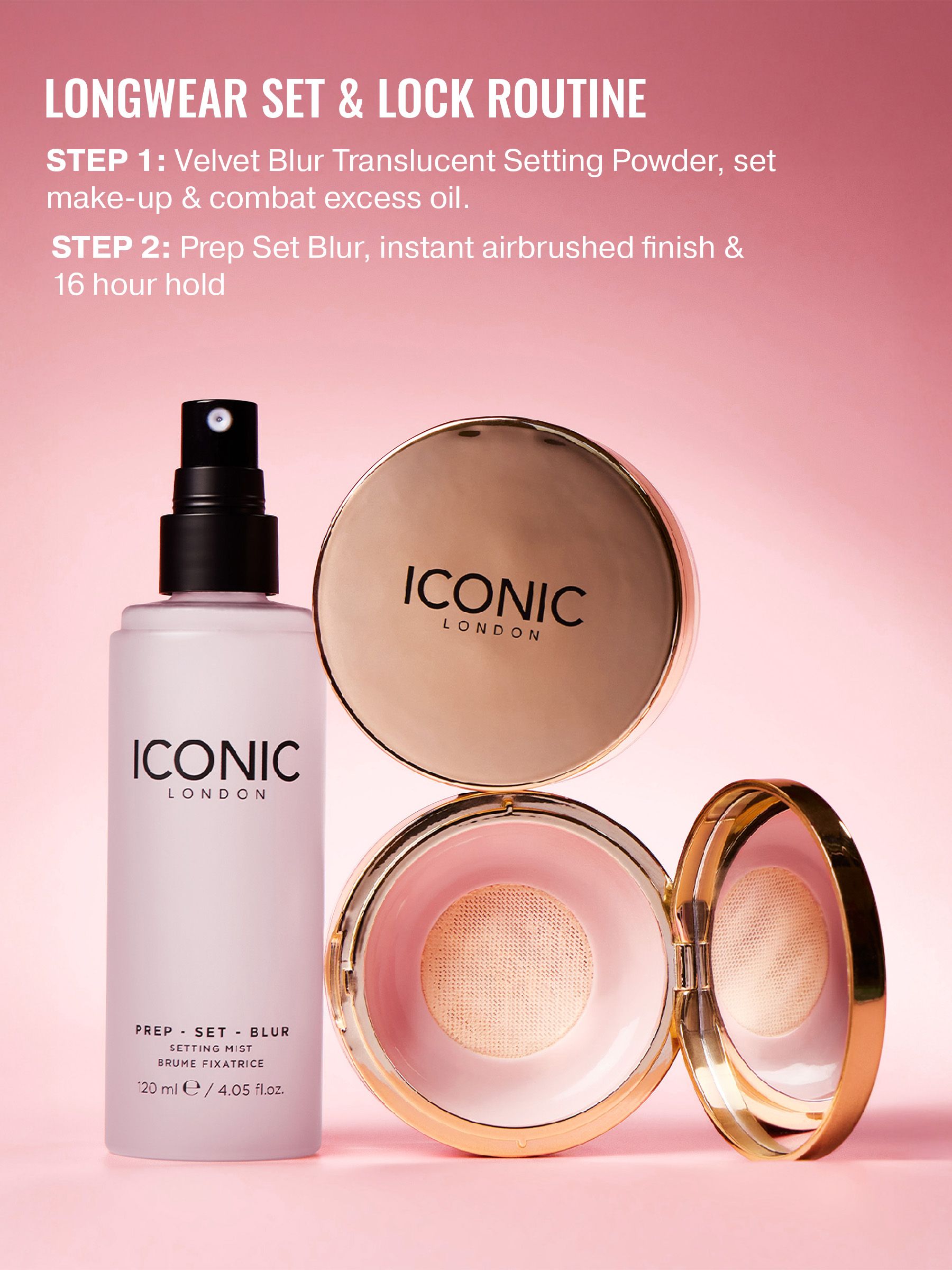 Buy ICONIC London Velvet Blur Translucent Setting Powder from the
