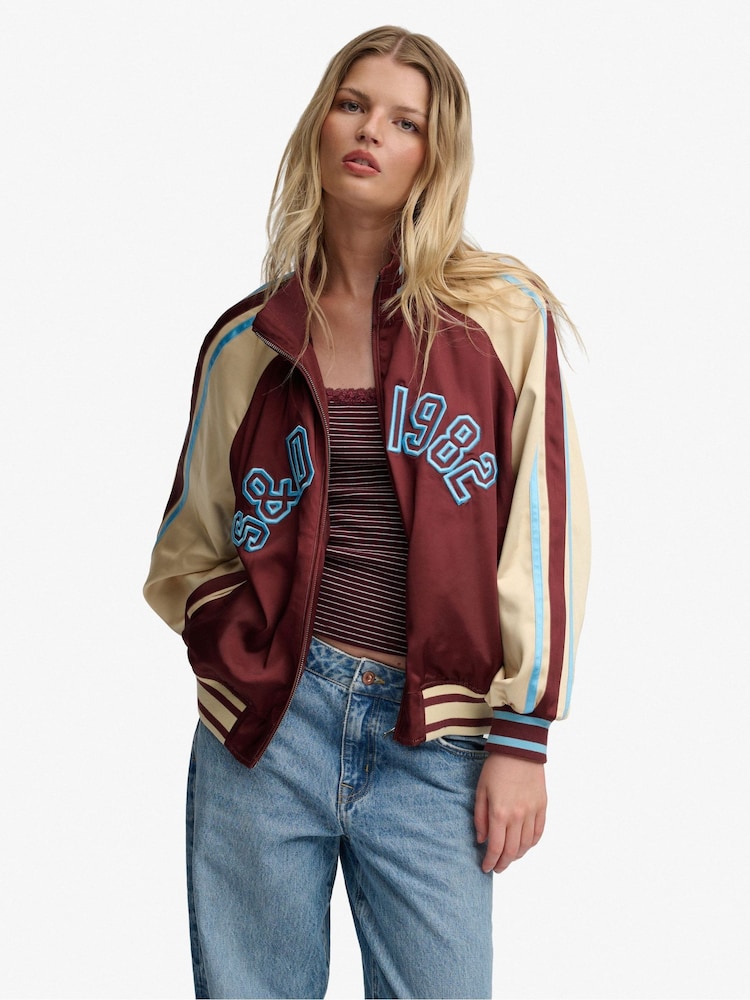 SUPERDRY Red Suika Track Jacket - Image 1 of 6 SUPERDRY Red Suika Track Jacket - Image 1 of 6