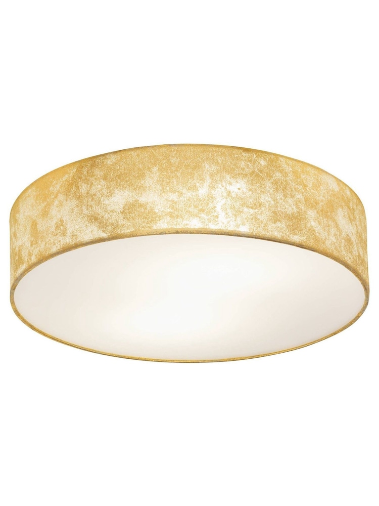 Eglo Gold Viserbella 1 Fabric Ceiling Light - Image 2 of 3