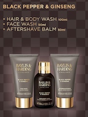 Baylis & Harding Pepper & Ginseng Mens Luxury Wash Bag Gift Set - Image 2 of 5
