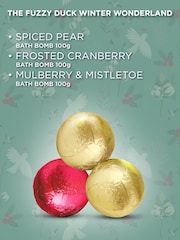 Baylis & Harding The Fuzzy Duck Winter Wonderland Luxury Bath Bombs White Gift Set - Image 2 of 5