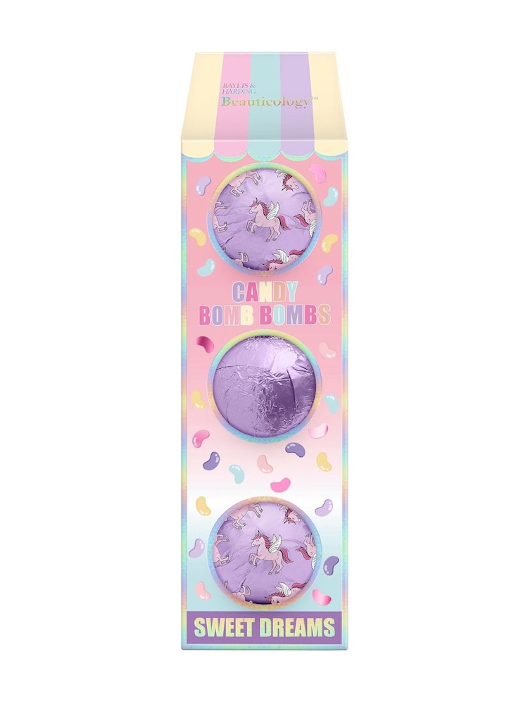 Baylis & Harding Beauticology Candy Dreamland Bath Bombs White Gift Set - Image 1 of 5