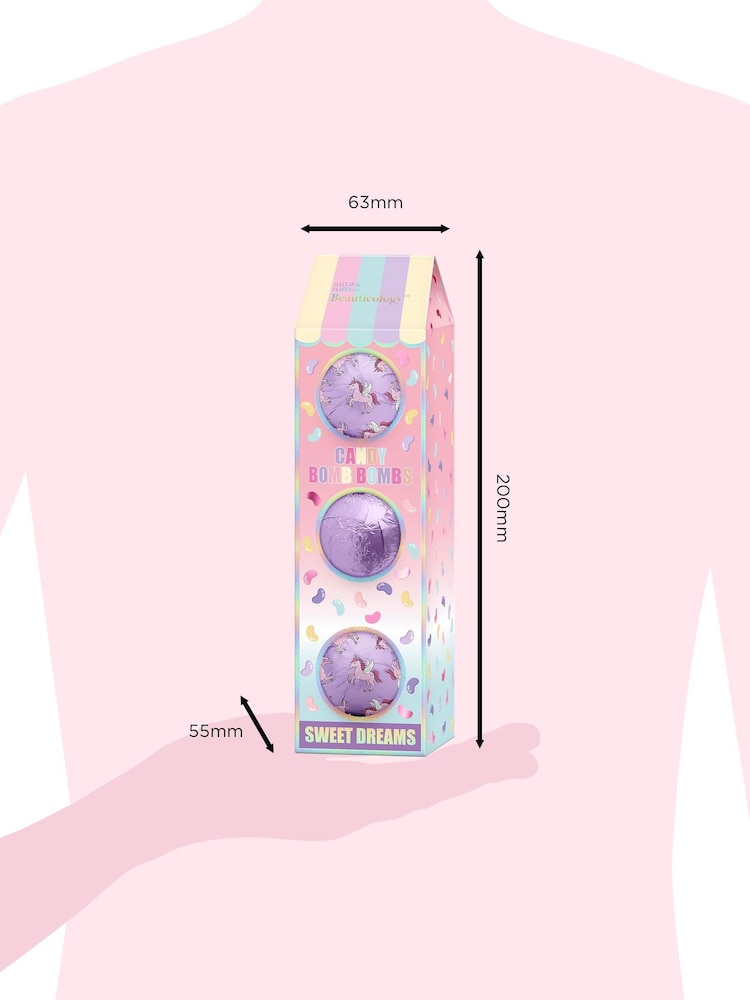 Baylis & Harding Beauticology Candy Dreamland Bath Bombs White Gift Set - Image 5 of 5