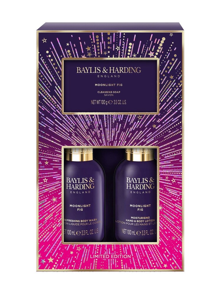 Baylis & Harding Moonlight Fig Make Me Sparkle Bathing Gift Set - Image 1 of 5