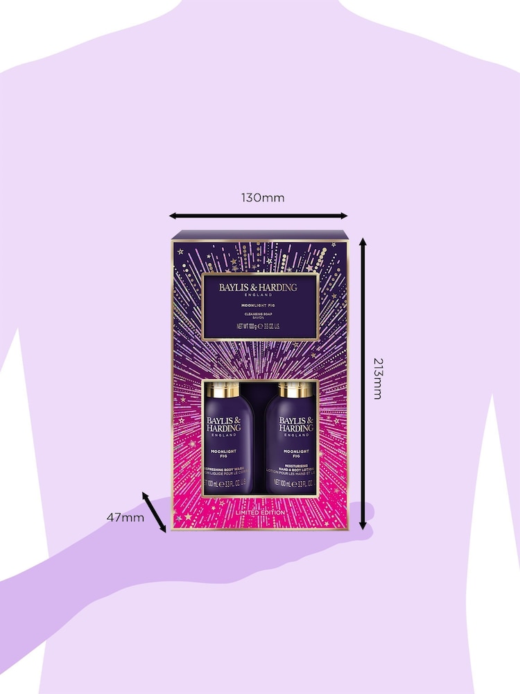 Baylis & Harding Moonlight Fig Make Me Sparkle Bathing Gift Set - Image 5 of 5