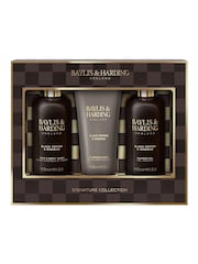 Baylis & Harding Pepper & Ginseng Mens Luxury Bathing Trio Gift Set - Image 1 of 5