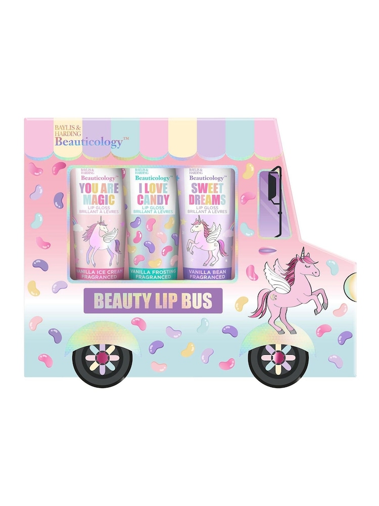 Baylis & Harding Beauticology Candy Beauty Lip Bus White Gift Set - Image 1 of 5 Baylis & Harding Beauticology Candy Beauty Lip Bus White Gift Set - Image 1 of 5