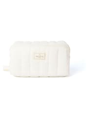 The Flat Lay Co. Marshmallow Open Flat Box Makeup Bag - Image 1 of 5