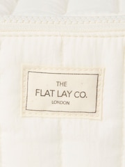 The Flat Lay Co. Marshmallow Open Flat Box Makeup Bag - Image 3 of 5