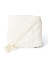 The Flat Lay Co. Marshmallow Open Flat Box Makeup Bag - Image 4 of 5