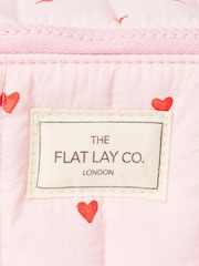 The Flat Lay Co. Marshmallow Open Flat Box Makeup Bag - Image 3 of 5