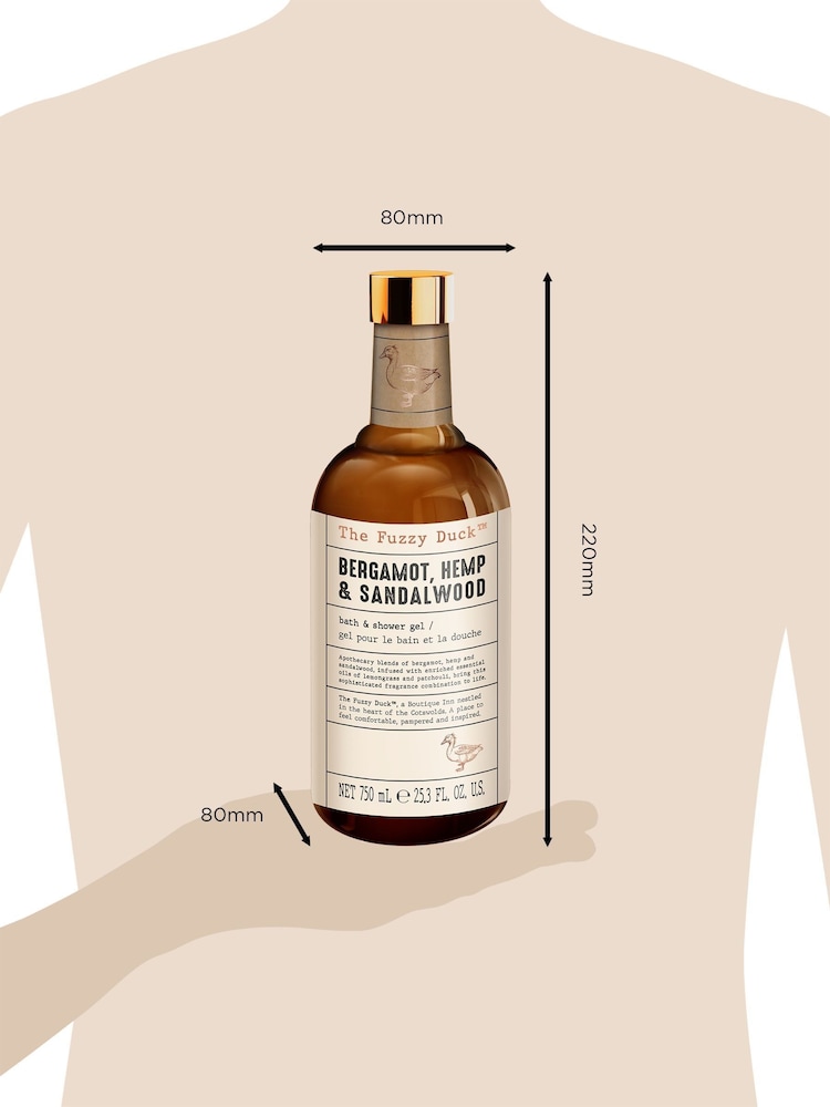 Baylis & Harding The Fuzzy Duck Bergamot, Hemp & Sandalwood Mens Luxury Bath Shower Gel Gift - Image 5 of 5