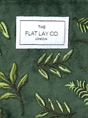 The Flat Lay Co. Velvet Embroidered Drawstring Makeup Bag - Image 5 of 5