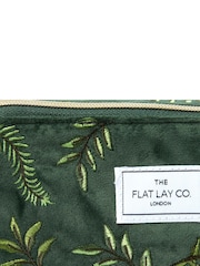 The Flat Lay Co. Velvet Embroidered Open Flat Box Bag - Image 5 of 5