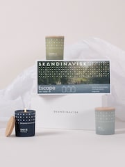 Skandinavisk ESCAPE Mini Candle Giftset 65g x 3 - Image 1 of 2