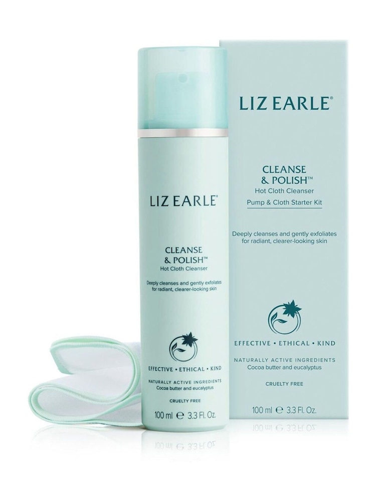 Liz Earle Cleanse and Polish Pump Starter Cleanser Kit 100ml - Image 2 of 4