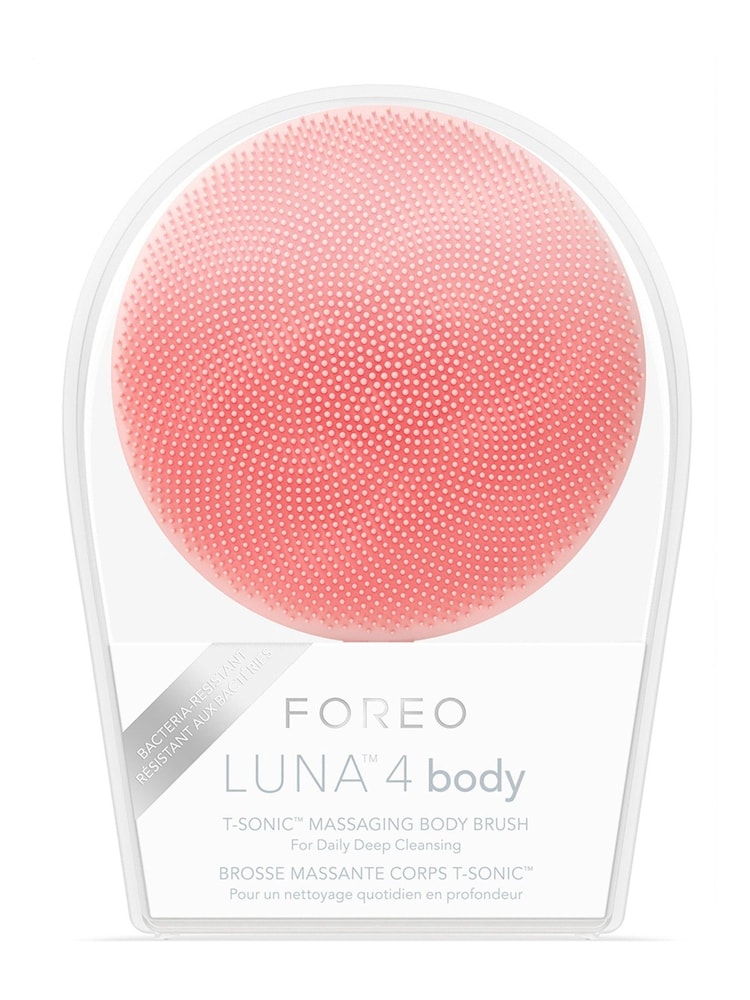 FOREO LUNA 4 Body T Sonic Massaging Body Brush for All Skin Types Peach Perfect - Image 2 of 5