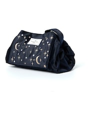 The Flat Lay Co. Velvet Embroidered Drawstring Makeup Bag - Image 2 of 5
