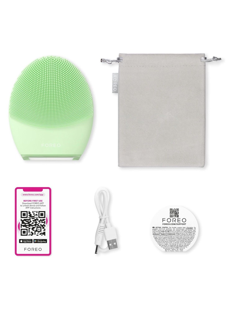 FOREO LUNA 4 Smart Facial Cleansing Firming Massage Device For Men - Image 2 of 5