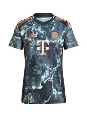 adidas Black Womens FC Bayern Away Shirt 2024-25 - Image 2 of 3