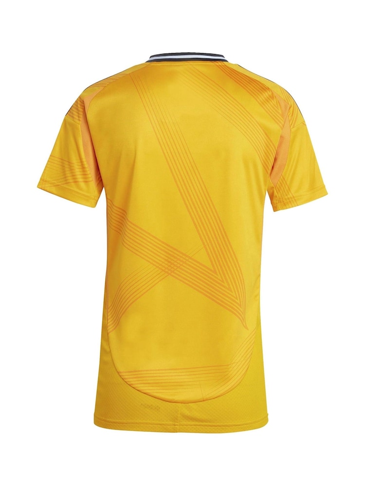 adidas Orange Womens Real Madrid Away Shirt 2024-25 - Image 3 of 3