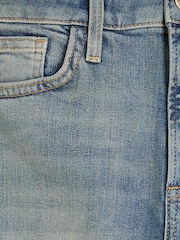 River Island Blue Slim High Rise Ankle Graze 100% Cotton Straight Jeans - Image 6 of 6