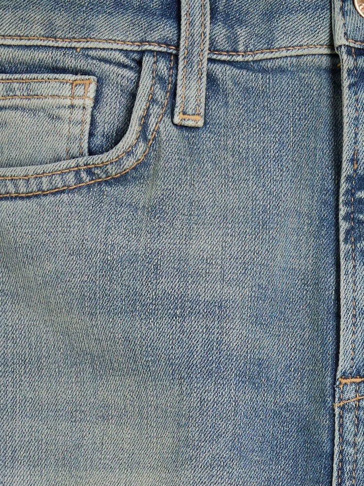 River Island Blue Slim High Rise Ankle Graze 100% Cotton Straight Jeans - Image 6 of 6