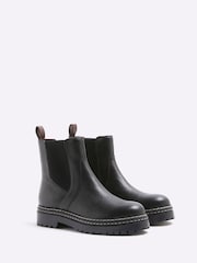 River Island Black Chelsea Boots - Image 2 of 4