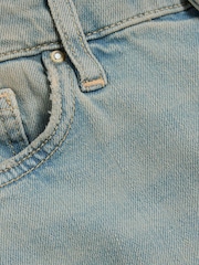 River Island Blue Petite High Rise Wide Leg 100% Cotton Jeans - Image 5 of 5