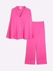 River Island Pink Stripe Pyjamas Set - Image 5 of 6