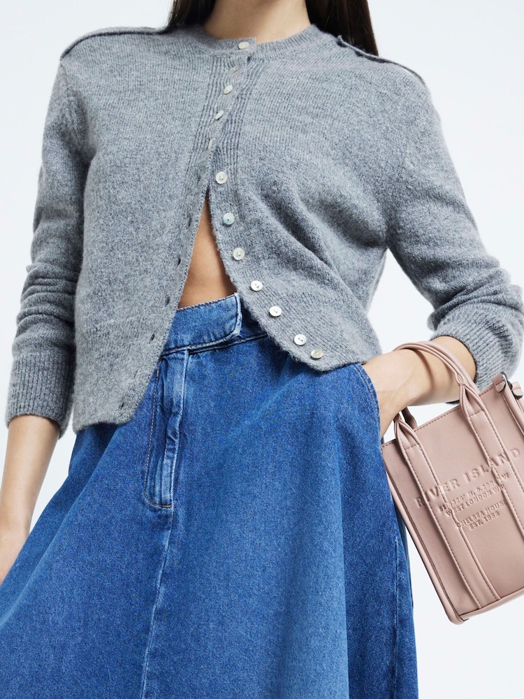 River Island 壓花迷你斜孭袋 - 圖片 1/8