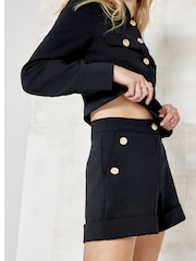 River Island, Tailored-Fit-Shorts mit Knopfdetail - Bild 3 von 4
