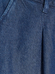 River Island Blue High Rise Tailored Baggy Jeans - Image 6 of 6