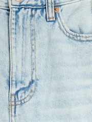 River Island Light Blue High Waisted Relaxed Straight 100% Cotton Jeans - Image 7 of 8