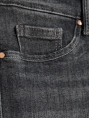 River Island Grey Petite Mid Rise Bum Sculpt Skinny Jeans - Image 4 of 4