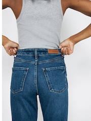 River Island figurformende Mom-Jeans mit hohem Bund - Bild 3 von 5