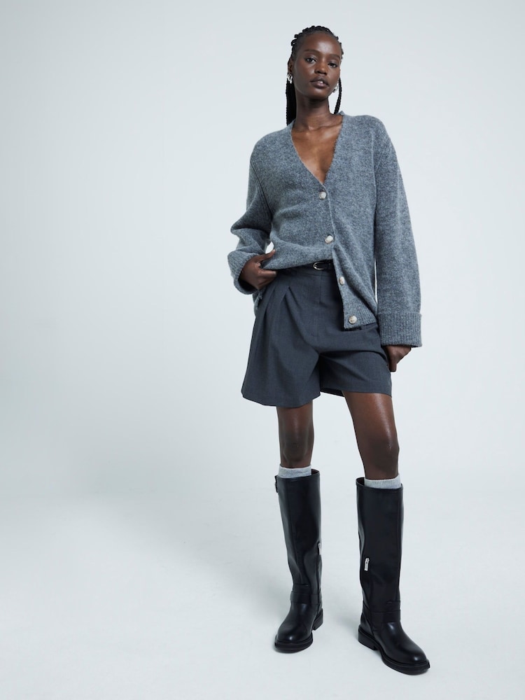 River Island Mânecă lungă Button Cardigan - Image 3 of 5