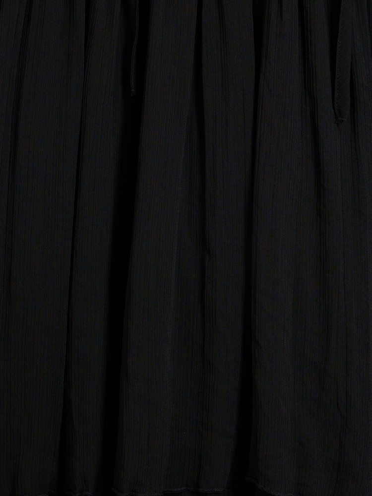 River Island Black Mini Godet Ruffle Dress - Image 6 of 6