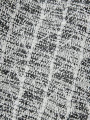 River Island Mărimi mici Carouri Boucle Evazat 100% Cotton Pantaloni - Image 4 of 4