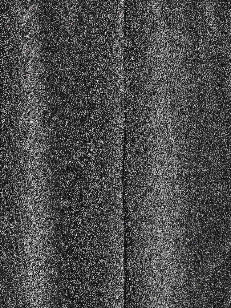 River Island Black Petite Metallic Wide Leg 100% Cotton Trousers - Image 4 of 4