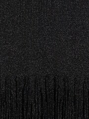 River Island Black Long Sleeve Fringe Jumper - Image 4 of 4