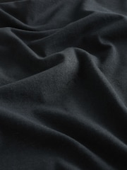 Black 100% Cotton Embellished Pocket T-Shirt - Image 7 of 7